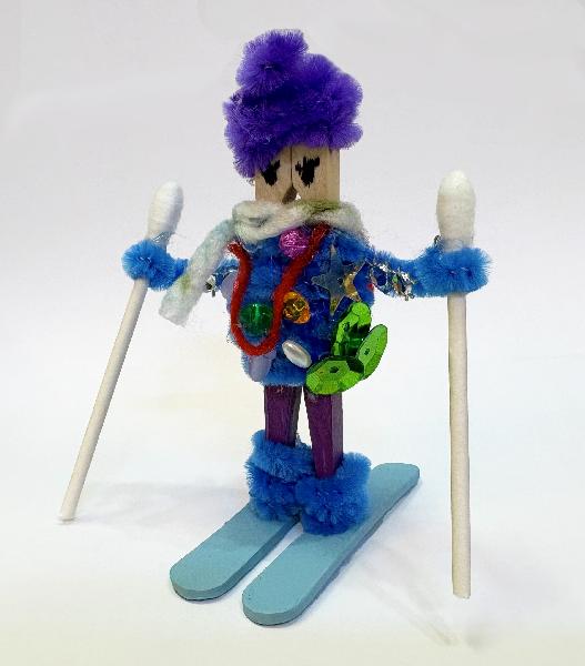 Skier in an Ugly Sweater
